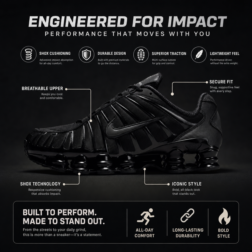 Shox TL Triple Black