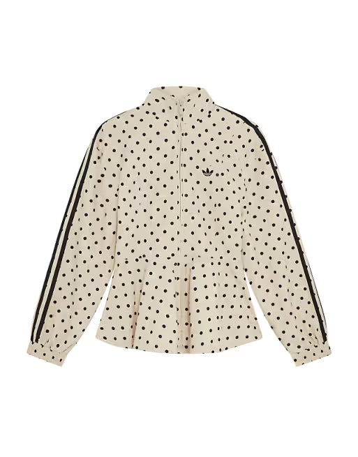Polka Dot Jacket and Pants Set