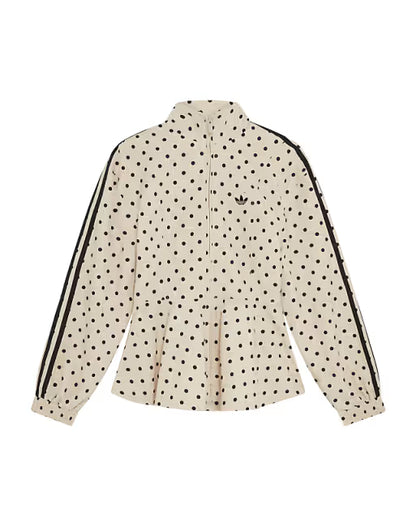 Polka Dot Jacket and Pants Set