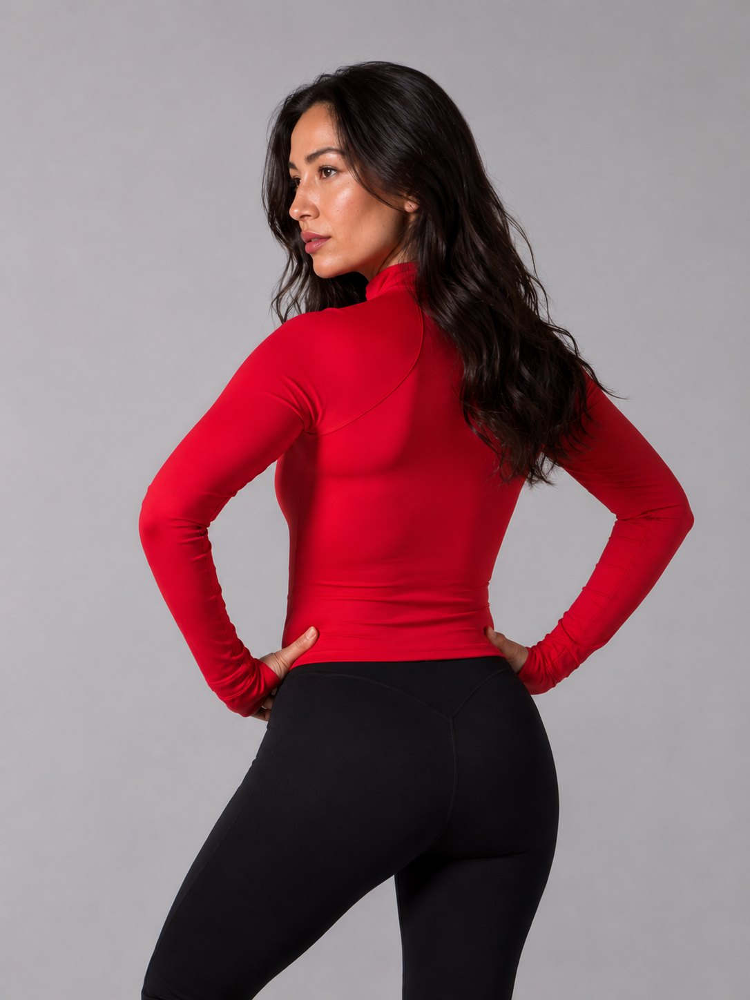 Phantom Hip Jacket - Lipstick Red
