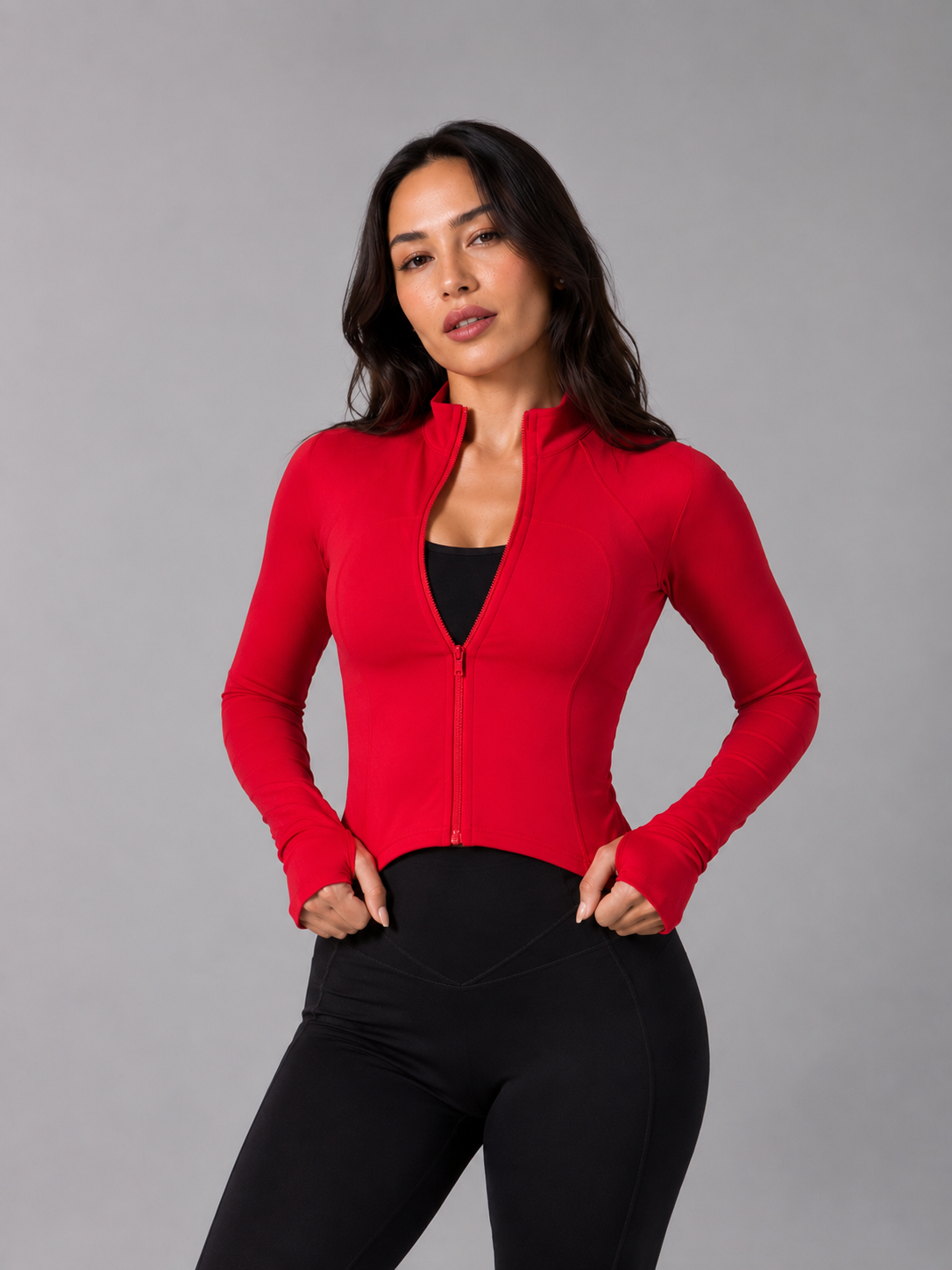 Phantom Hip Jacket - Lipstick Red
